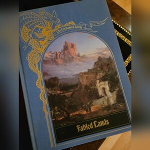 ⬇️Vintage Enchanted World Book Fabled Lands